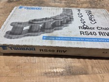Tsubaki RS40 RIV Single Roller Chain 10ft New old stock