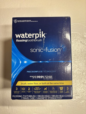 #ad Waterpik Sonic Fusion 2.0 Professional Electric Toothbrush Water Flosser White $149.88