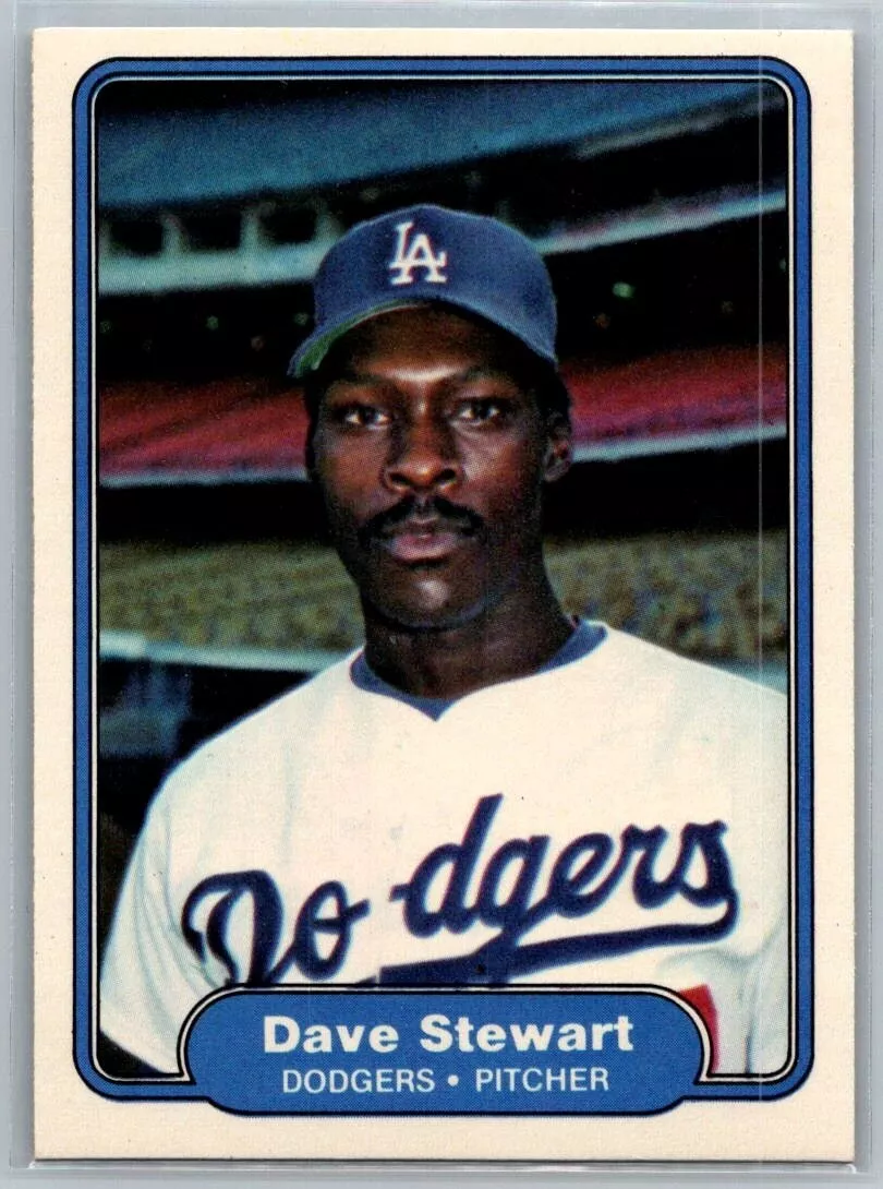 Dave Stewart trading card