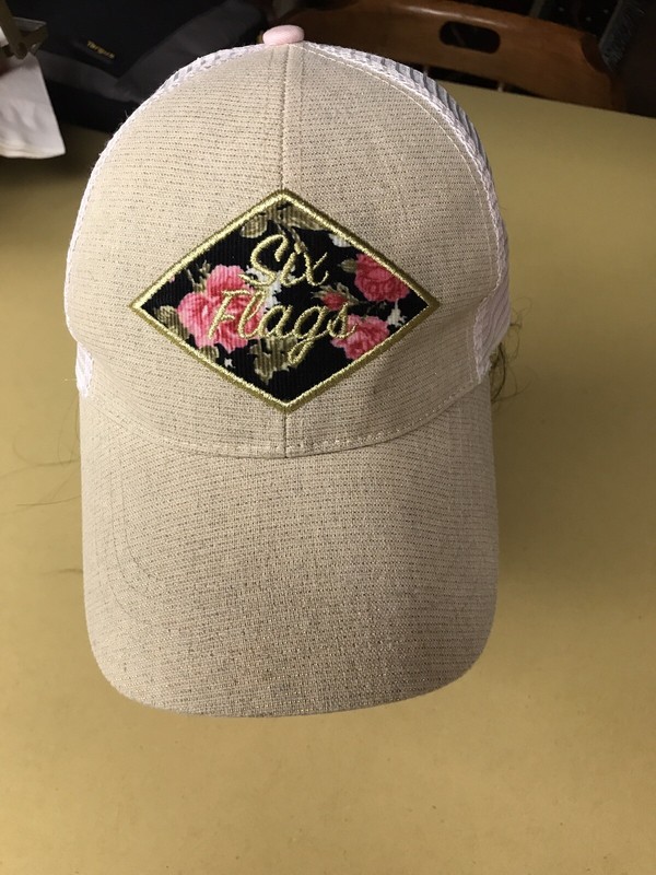 Floral Six Flags Woman’s Hat- Great Adventure