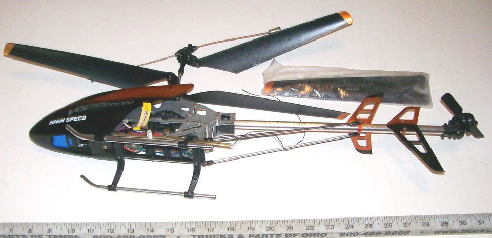 VOLITATION Metallrahmen Hi-Speed RC Hubschrauber RC; günstig verkauft, braucht TLC - Bild 2 von 4