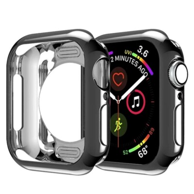 Luxury Metallic Style Bumper Case Stylish Protective Cover for Apple Watch