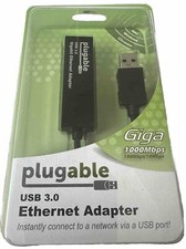 Sealed New Plugable USB3-E1000 USB Gigabit Ethernet LAN Network Adapter