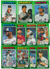11x 2024 Topps Heritage High Lot GREEN BORDER SP BASE PARALLEL VARIATIONS