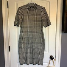 Chic Black and White Houndstooth Dress by Chaps