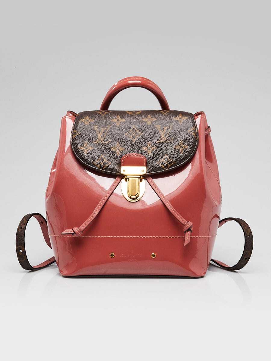 Louis Vuitton Monogram Rose Vernis Hot Springs Backpack in Coated Canvas