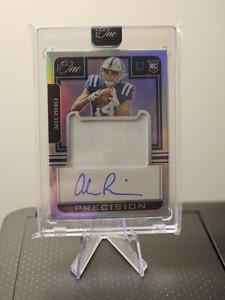 2022 Panini One Alec Pierce RPA Rookie Patch Auto /99 Precision Holo Prizm #318