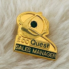 EcoQuest Sales Manager Employee Service Award Lapel Pin Tie Tack