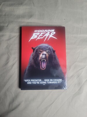 Cocaine Bear (DVD,2023) ''Maximum Rampage Edition'' w Slipcover 