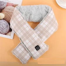 USB Heated Scarf w/Neck Heating Pad Winter Neck Warmer Shawl Electric Warm Neck