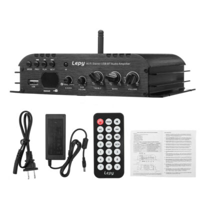 Lepy LP-168plus HiFi Bluetooth 2.1 Kanal Stereo Leistungsverstärker FM Amp 3A