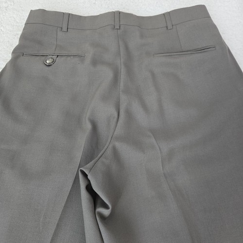 Lauren Ralph Lauren Mens Pants 32x32 Brown Pleated Cuffed Preppy Career Academia - Picture 13 of 15