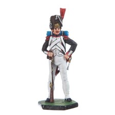 Tin Toy Soldier Napoleonic French Grenadier with Rifle 54mm 4.10a