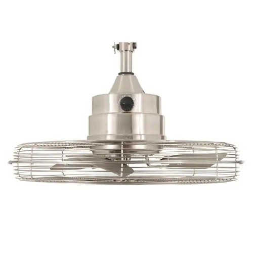 Home Decorators Collection Calthorpe 20 in. Portable Brushed Nickel Ceiling Fan - Picture 4 of 9