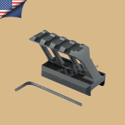4 Slots High Profile Riser Mount Red Dot Sight Base Fit 20mm Picatinny Rail