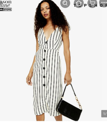 pinafore midi dress uk