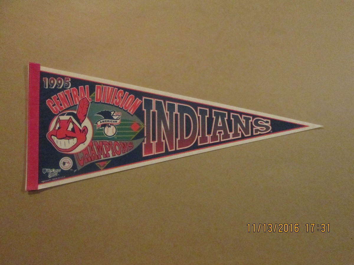 MLB Cleveland Indians Vintage 1995 Central Division Champions