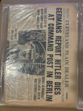Hitler DEAD 1945 WWII  news  original  complete