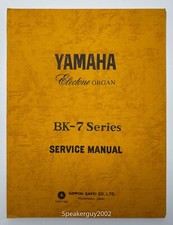 Original Yamaha Electone Organ Service Manual -- BK-7
