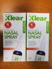 2 Pk: Xlear Natural Saline Nasal Spray w Xylitol Daily Relief (Exp 2/26) R4P1