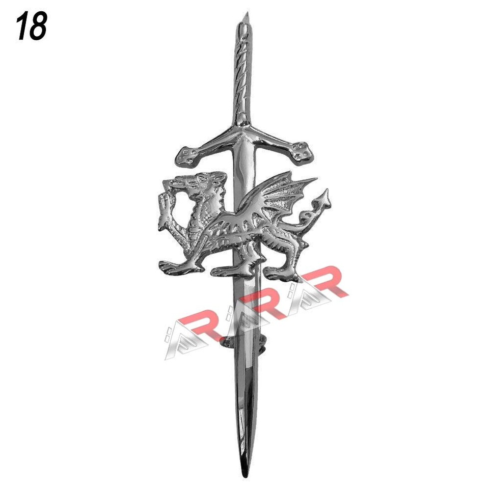 CC Highland Thistle Kilt Pins Accessory Kilts Sporrans Hoses In Different Styles - Foto 7