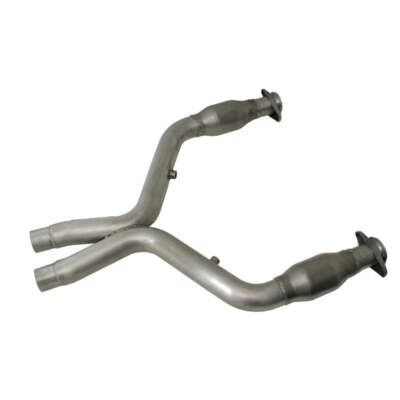 BBK Fits 05-10 Mustang 4.6 Short Mid X Pipe With Catalytic Converters 2-3/4 For