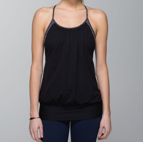 lululemon black no limits tank