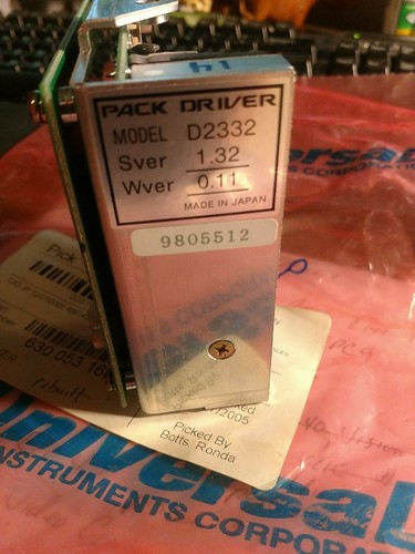 Pack Driver D2332 Sver 1.32 - Universal Instruments 630 053 1664 Unit Driver HSP - Bild 5 von 5
