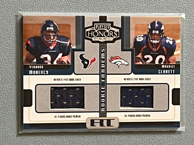 2005 Playoff Honors Vernand Morency Maurice Clarett PW Dual Patch Rookie RC RT14