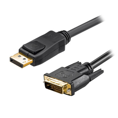 M43 DisplayPort auf DVI Kabel 1,8m 1080P DP zu DVI Konverter für Monitor