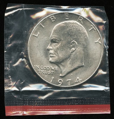 1978 D Eisenhower Ike $1 Dollar BU Uncirculated in OGP mint cello Last Year