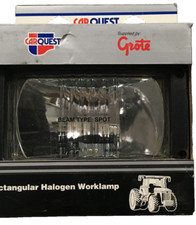 New Car Quest-grote 63171-5 Trap Rectangular Halogen Work Lamp