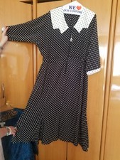 black dress with white dots by Michellena size 3X