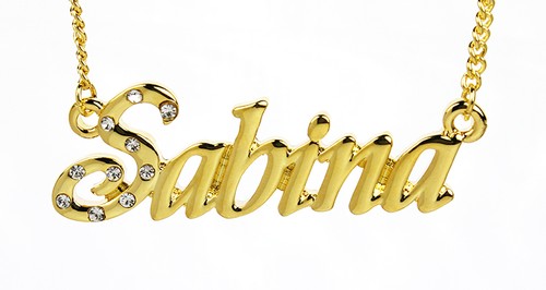 18K Gold Plated Necklace With Name 