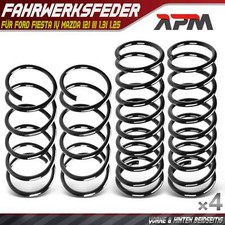 4x Federn Fahrwerksfeder Vorne Hinten für Ford Fiesta IV Mazda 121 III 1.3i 1.25