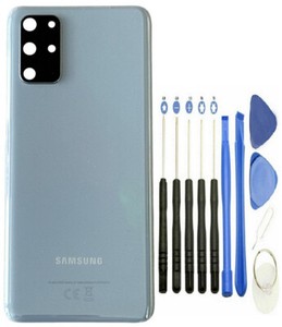 Original Samsung Galaxy S20+ Plus Akkudeckel Backcover SM-G985 Blau + Werkzeug