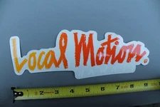 LOCAL MOTION Hawaii Surfboards Aloha Orange OG 80's LM1 Vintage Surfing STICKER
