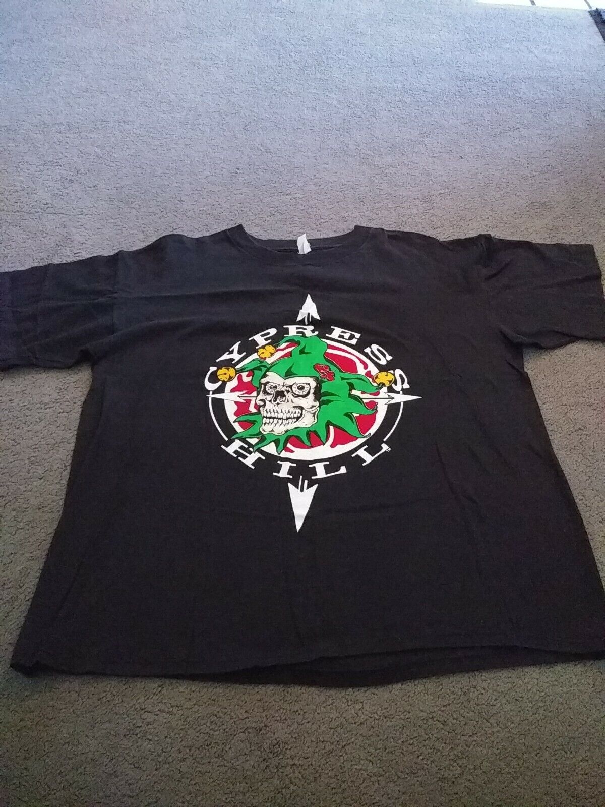 Cypress Hill Vintage 1992 Size XL Latin Lingo T-Shirt - Gem Cypress Hill Vintage 1992 Size XL Latin Lingo T-Shirt - Gem