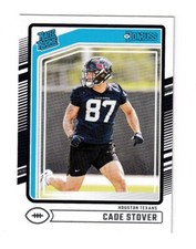 2024 PANINI DONRUSS FOOTBALL CADE STOVER RATED ROOKIE CARD 304. rookie card picture