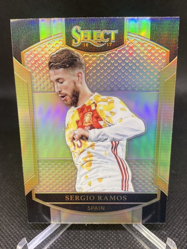 Sergio Ramos [Gold Prizm] #38 2016 Panini Select card