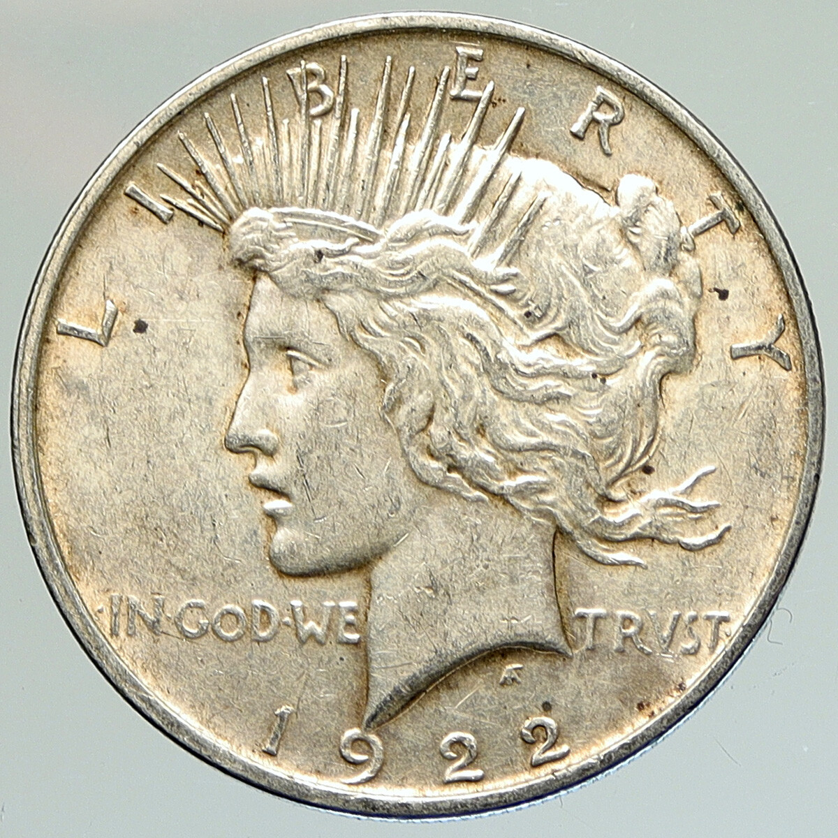 1922 D US Antique Silver PEACE DOLLAR United States Coin LIBERTY