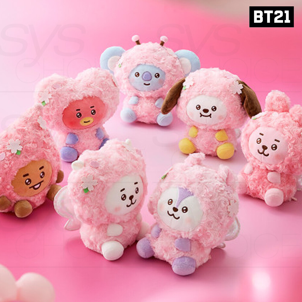 BTS BT21 Official Goods BABY SPRING FAIRY Sitting Doll + Tracking