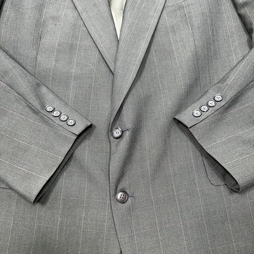 Tom James Executive Blazer Mens 48 Green Single Breast Two Button Union Made - Picture 2 of 18