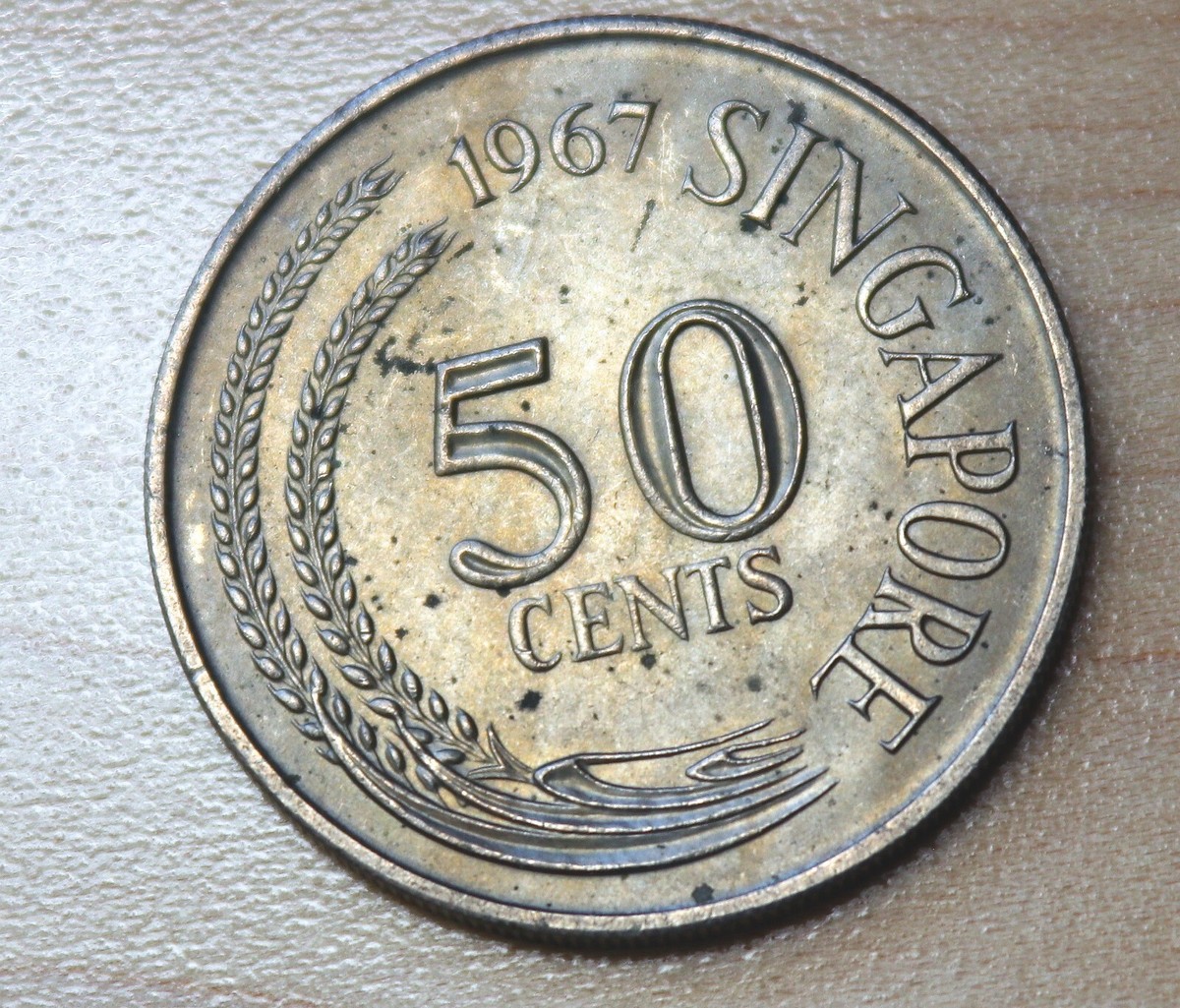 The Singapore Mint 50周年記念コイン 美品 Coin, Singapore, 50
