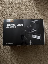 5K Video Camera UHD 64MP Vlogging Camera 3" 270° Touch Screen 16X Zoom WiFi NEW