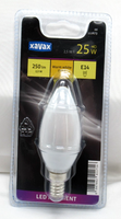 Xavax Led Filament Kerze E14 2,5W=25W 250Lm Warmweiß 2700K 411716
