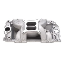 Edelbrock Intake Manifold 7562 Rpm Air-gap Dual Plane Rect Port For Bbc