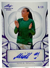 2024 Leaf Trinity Nika Muhl Auto Rookie Prospect Purple WNBA Seattle Storm #6/10