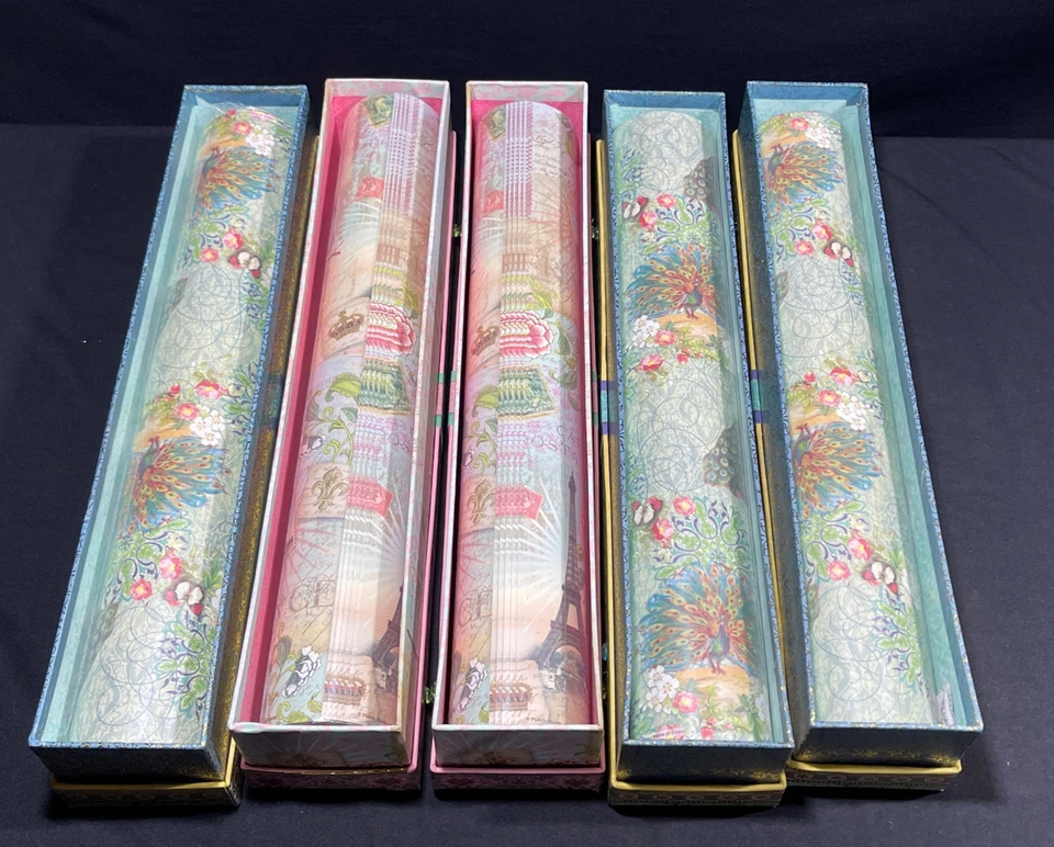 Punch Studio Plumeria Perfumado Cajón Forros Hojas 22 x 16.5" Lote de 5 Foto 2 de 4