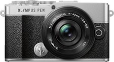 Olympus PEN E-P7 Mirrorless Digital Camera 14-42mm EZ Lens Kit Silver new JP